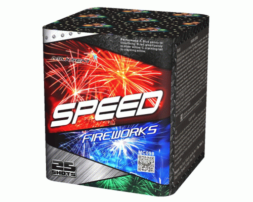 Батарея салютов Speed Fireworks (0,8х25) /4/1/ (260 227)