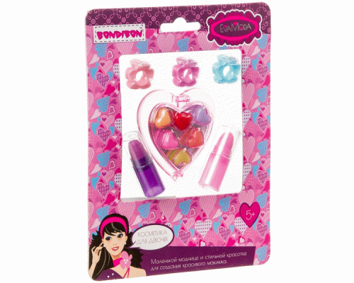 ПН детской декоративной косметики Bondibon Eva Moda Сердце /70688B2/ (244 192)