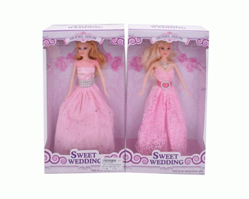 Кукла 29см Невеста в розовом  (212 092)