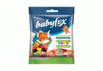 Мармелад жевательный Baby Fox Бегемоты 30г (259 766)