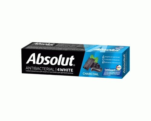 Зубная паста Absolut 110мл 4White антибактериальная  (258 327)