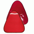Ледянка треугольная 42*48см красная (219 551)