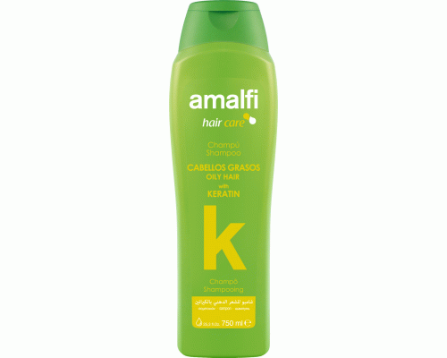 Шампунь Amalfi 750мл Keratin Greasy Hair Mojito для жирных волос (У-16) /5017/ (239 189)