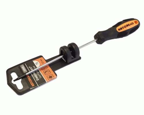 Отвертка TORX T 8*125мм CrV антискользящая ручка АвтоДело (261 605)