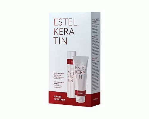 ESTEL KERATIN EK.N Набор для волос (шампунь 250мл, маска для волос 250мл) (261 574)