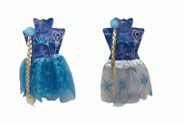 Костюм карнавальный юбка, ободок, волшебная палочка, коса (259 092)