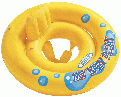 Круг надувной  67см от 1-2 лет My Baby Float с сиденьем и спинкой Intex /59574/63557/ (22 274)