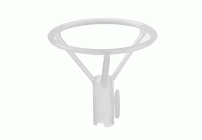 Розетка для воздушных шаров d-10мм прозрачная (1шт) (У-50) (235 800)