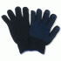 Перчатки Х/Б ПВХ точка 5 нитей черные (У-10/400) (253 279)