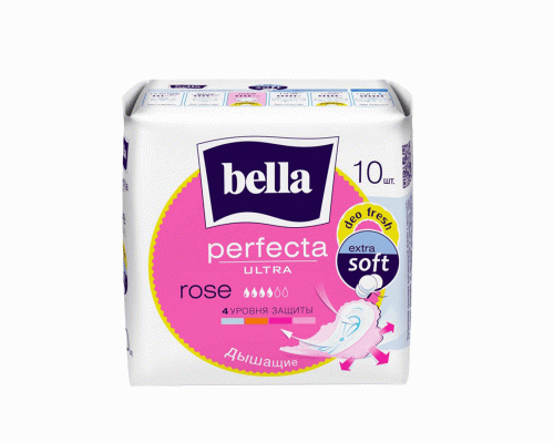 Прокладки Bella Perfecta Ultra 10шт Rose deo fresh ультратонкие (229 624)