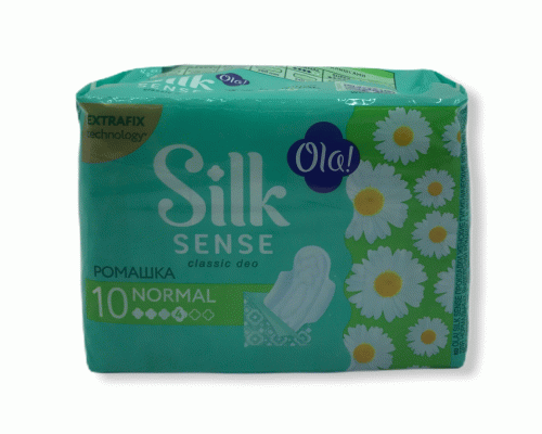 Прокладки OLA! Silk Sense Classic Deo Normal 10шт Ромашка (У-30) (232 341)