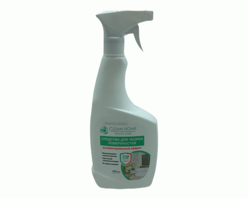 Моющее средство для уборки поверхностей Clean Home 500мл антибактериальный эффект спрей (У-12) (233 608)