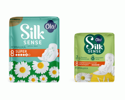 Прокладки OLA! Silk Sense Ultra Super 8шт Ромашка (У-8) (243 827)