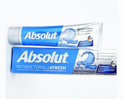 Зубная паста Absolut 110мл 4Fresh антибактериальная (258 329)
