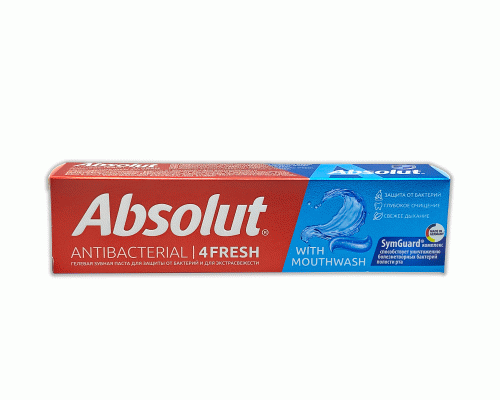 Зубная паста Absolut 110мл 4Fresh антибактериальная (258 329)