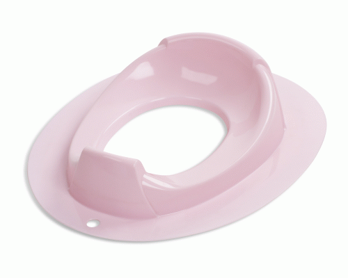 Накладка на унитаз детская Бамбино розовая (13 039)