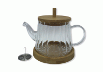 Чайник заварочный стеклянный с подставкой (255 368)