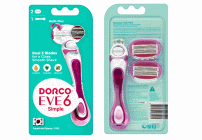 Станок для бритья жен. Dorco Eve3+3 6 лезвий 2 сменные кассеты (259 244)