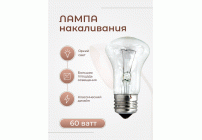 Лампа Б 240-60-4 (Е27/154/мс) грибок (106 096)