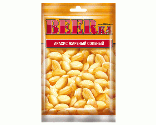 Арахис Beerka соленый 90г (262 334)