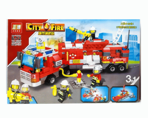 Конструктор Пожарная служба с фигурками (261 890)
