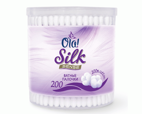 Ватные палочки 200шт OLA! Silk Sense (У-24) /90184/90126/ (148 249)