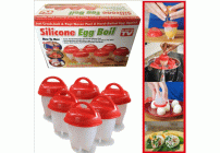 Набор форм для варки яиц без скорлупы 6шт силиконовые (260 249)