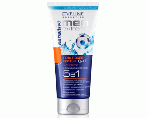 Гель после бритья Eveline Men extreme 200мл 5в1 Sensitive (У-24) /344236/ (148 953)