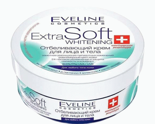 Крем для тела Eveline 200мл Extra Soft bio Whitening отбеливающий (У-12) /329448/           (137 244)