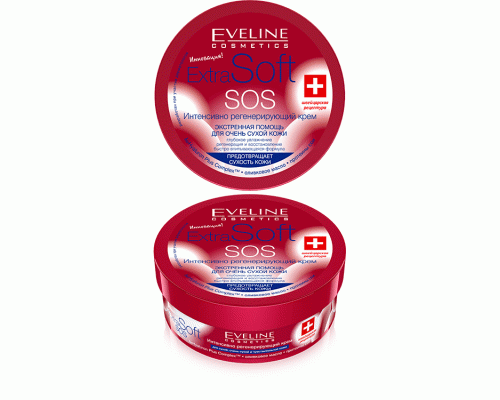Крем для тела Eveline 200мл Extra Soft SOS интенсивно регенерирующий (У-12) /378996/         (173 384)