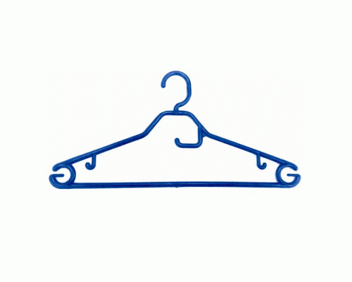 Вешалка для одежды р. 48-50 цветная тонкая (У-200) (192 290)