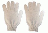 Перчатки Х/Б белые 4 нити (У-10/500) (203 825)