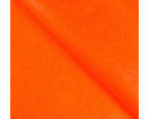 Бумага упаковочная 50х66см тишью, оранжевая (У-10) (263 344)