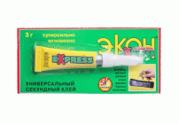 Клей Экон Экспресс на блистере 3г секундный (У-12) /737714/1303054/3001046/ (94 491)