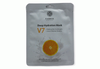 Маска для лица тканевая витаминнаяс экстрактом апельсина V7 (233 806)