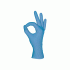 Перчатки нитриловые МедиОК S голубые 100шт  (258 420)
