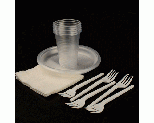 Набор одноразовой посуды на  5 персон Пикник СОЦ  (179 000)