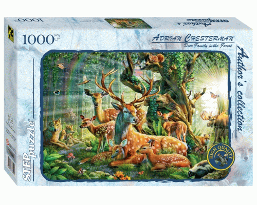Пазлы 1000 элементов StepPuzzle Мир лесных животных (263 643)
