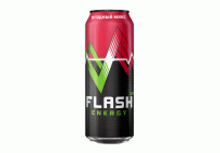 Напиток энергетический Flash Energy 450мл Ягодный микс ж/б (263 865)