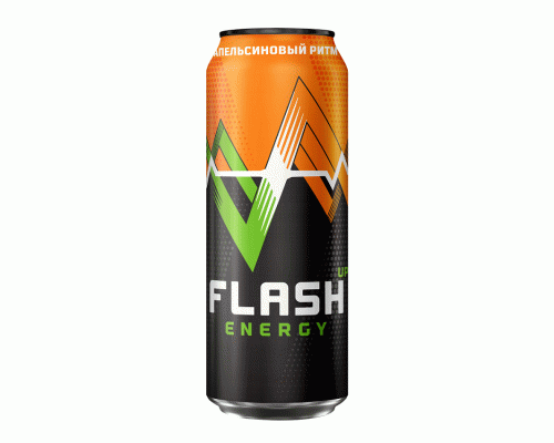 Напиток энергетический Flash Energy 450мл Апельсиновый ритм ж/б (263 864)