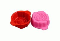 Форма силиконовая для выпечки Роза 12,5см /JSC1809/ (93 063)