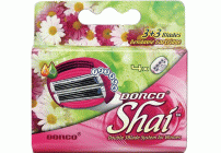 Сменные кассеты для бритья DORCO Shai3+3 4шт (183 394)