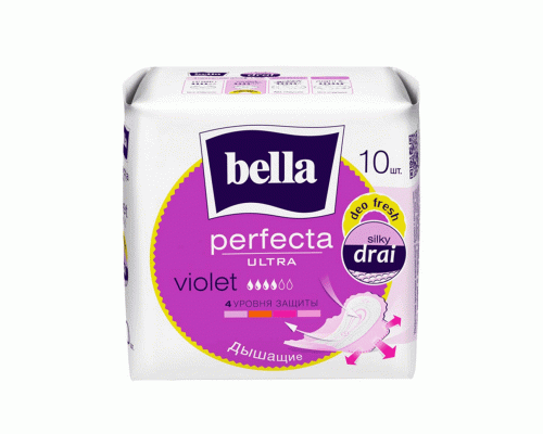 Прокладки Bella Perfecta Ultra 10шт Violet deo fresh супертонкие (229 626)