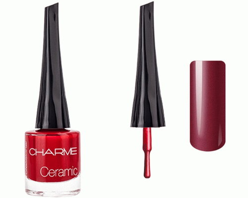 Лак для ногтей Charme Ceramic т. 20 матовый/темно-красный (У-6) (249 441)