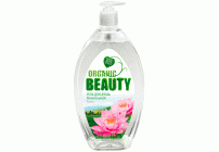 Гель для душа Organic Beauty 1000мл питательный лотос (У-6) (84 731)