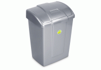 Контейнер для мусора 19л Форте серебристый (267 869)