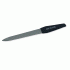 Пилка для ногтей металл 12см прорезиненная черная ручка (270 408)