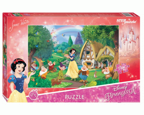 Пазлы 560 элементов StepPuzzle Disney Белоснежка -2 (213 907)