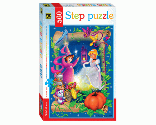 Пазлы 560 элементов StepPuzzle Золушка (213 912)