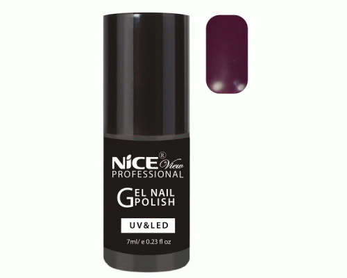 Shellac NICEview 7мл № 54-L фиолетовый кларет (У-6) (190 162)
